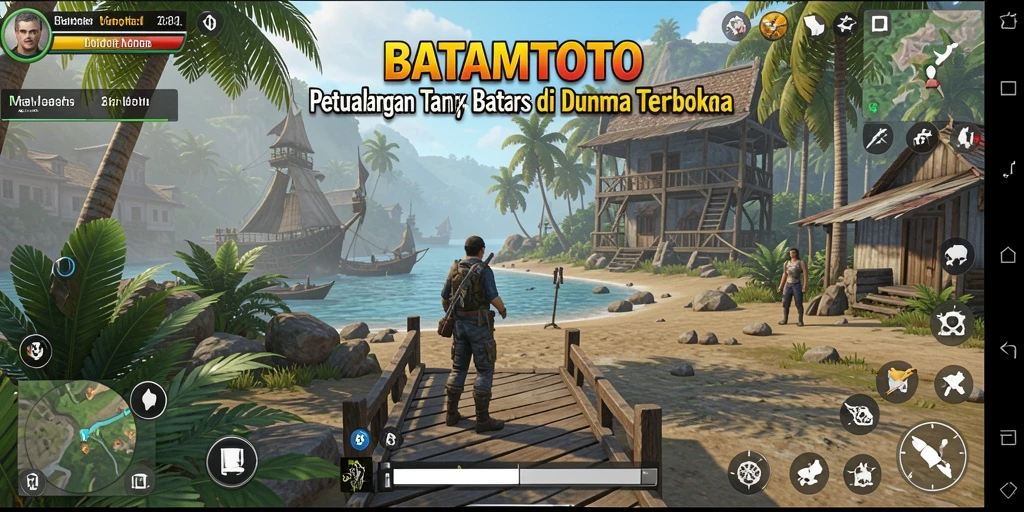 Tampilan menarik dari gameplay Open World di BATAMTOTO.