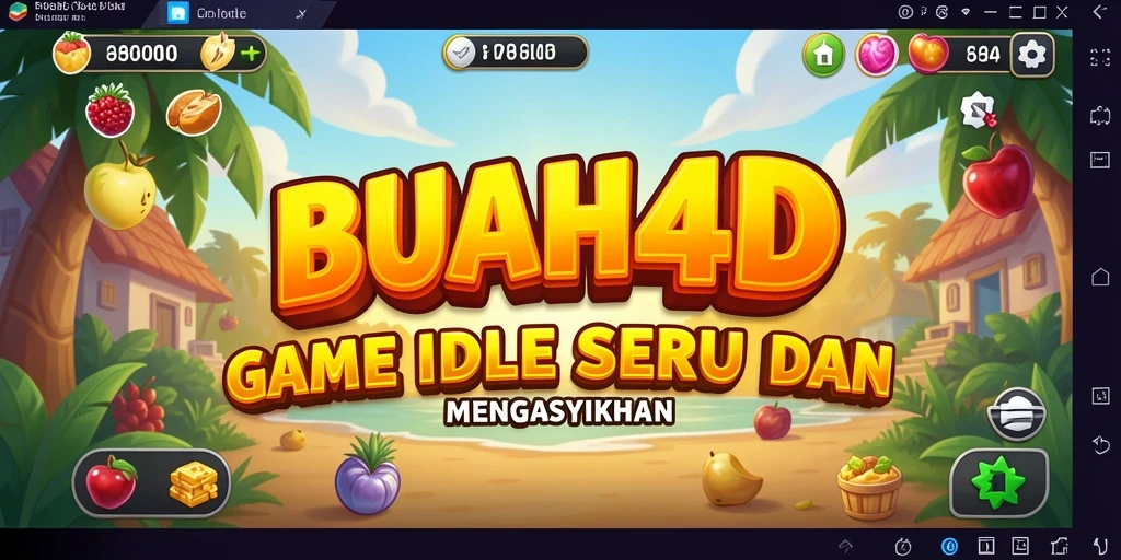 Screenshot gameplay BUAH4D dengan tampilan seru dan penuh warna.