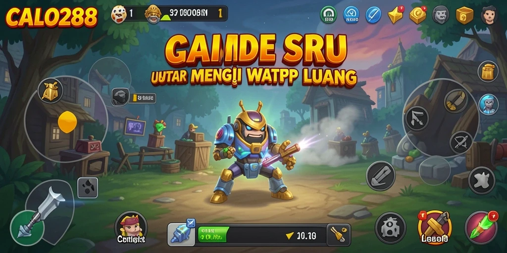 Tampilan game CALO288 menampilkan progres gameplay Idle yang menarik.