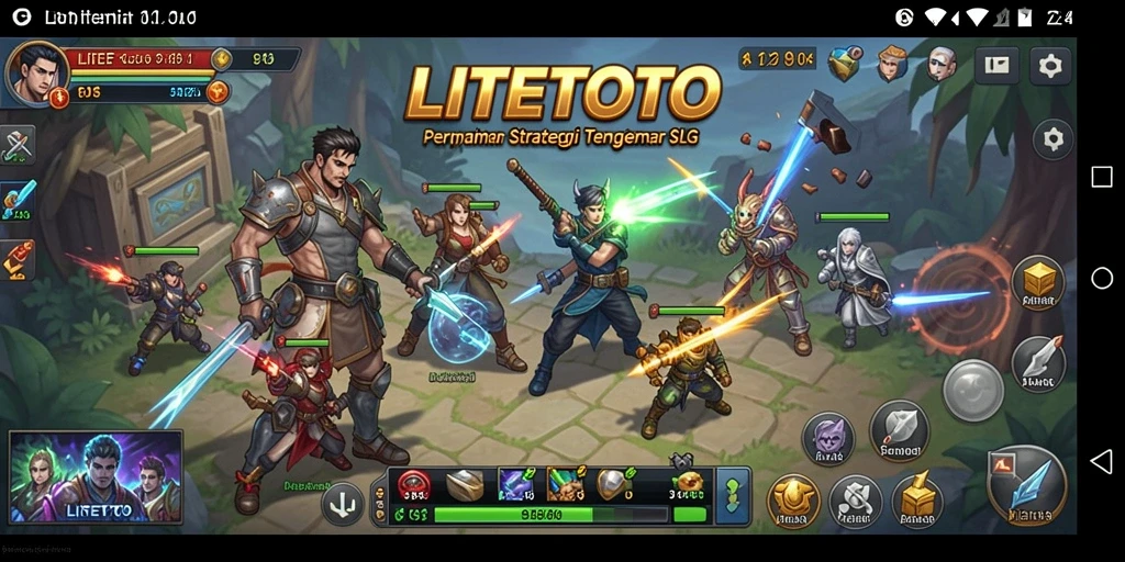 Tampilan seru dari gameplay LITETOTO yang menarik.