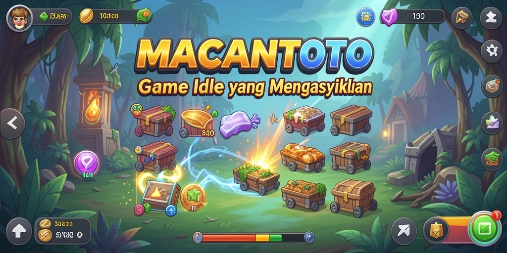 Tampilan gameplay <strong>MACANTOTO</strong> yang sederhana dan menarik.