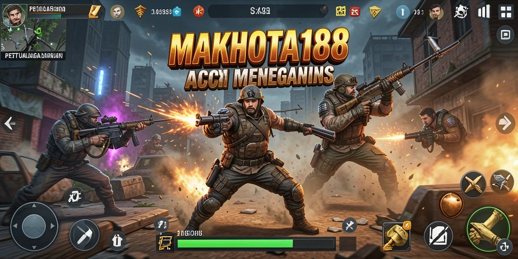 Tampilan gameplay menegangkan dari MAHKOTA188 yang menguji keterampilan Anda.