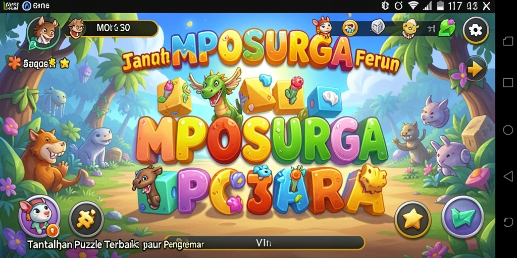 Screenshot gameplay MPOSURGA dengan tantangan puzzle yang mengasyikkan.