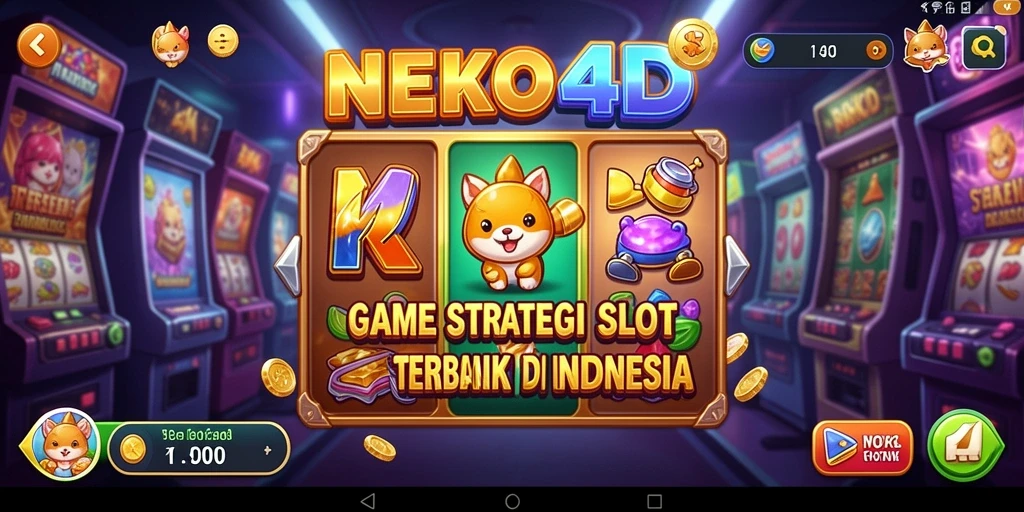 Tampilan gameplay NEKO4D yang menarik dan penuh warna.