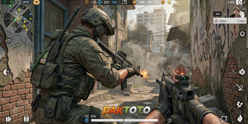 Tampilan menarik dari gameplay menegangkan PAKTOTO.