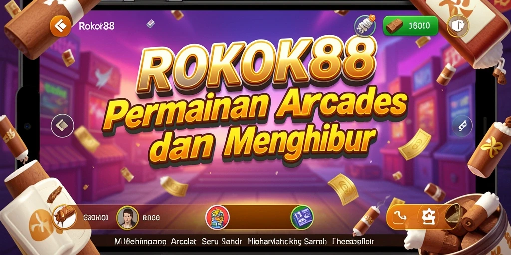 Tampilan gameplay seru dari ROKOK88 yang memikat pemain.