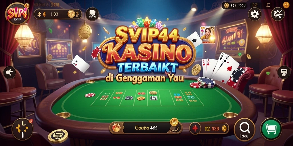 Screenshot utama SVIP4 menampilkan aksi mendebarkan di permainan Kasino.