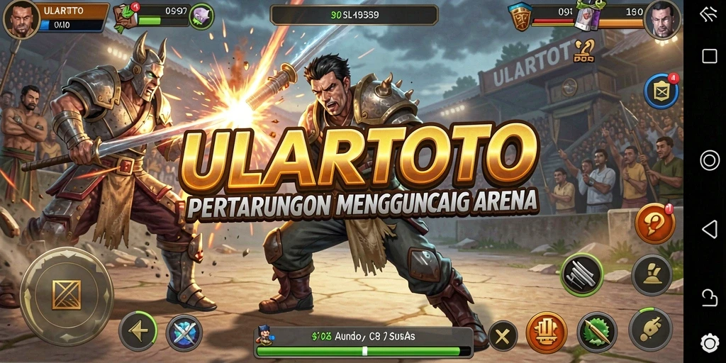 Gameplay ULARTOTO yang menegangkan dan seru.