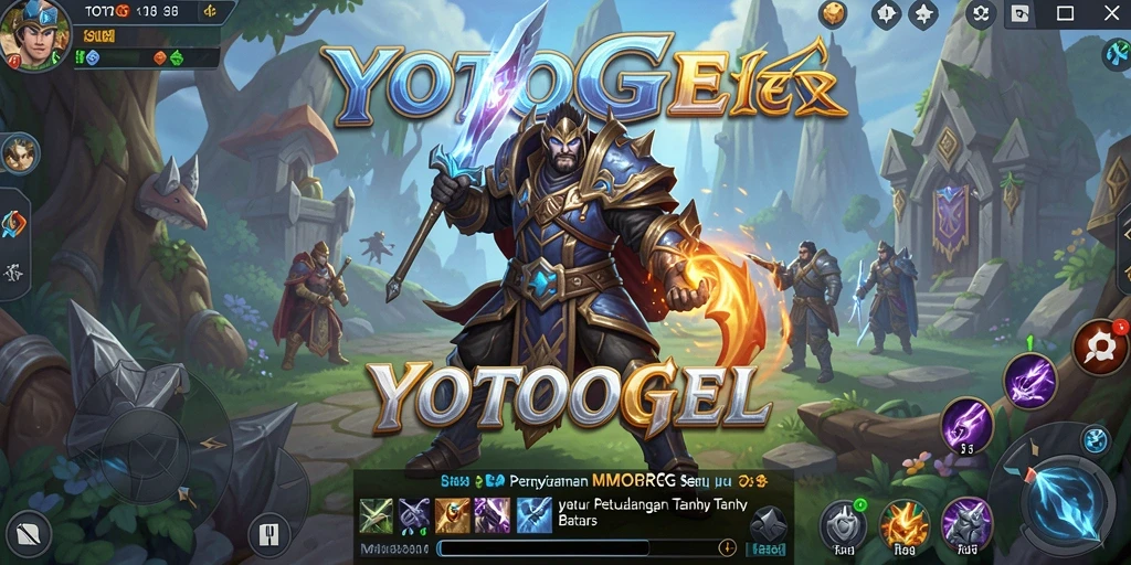 Tampilan gameplay YOTOGEL yang menakjubkan dalam dunia MMORPG.