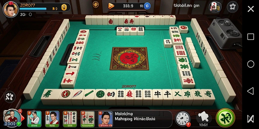 Screenshot gameplay menampilkan aksi seru dalam permainan Mahjong.